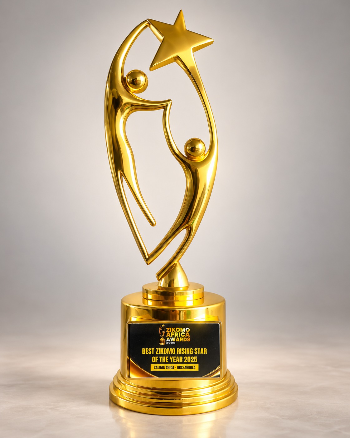 Zikomo award trophy