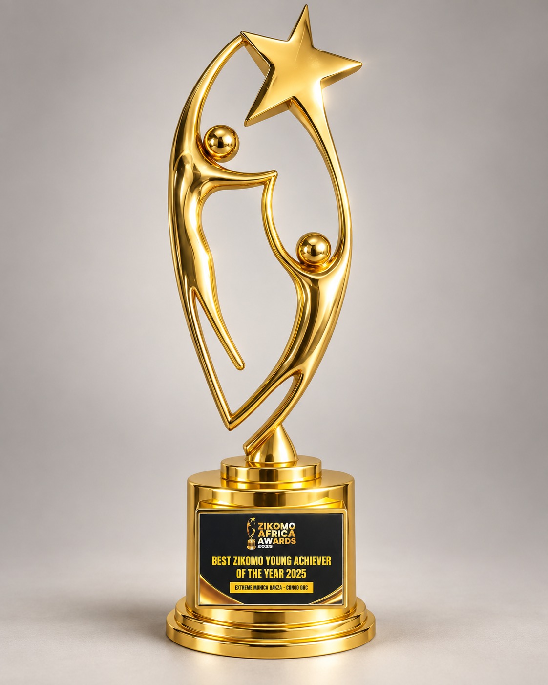 Zikomo award trophy