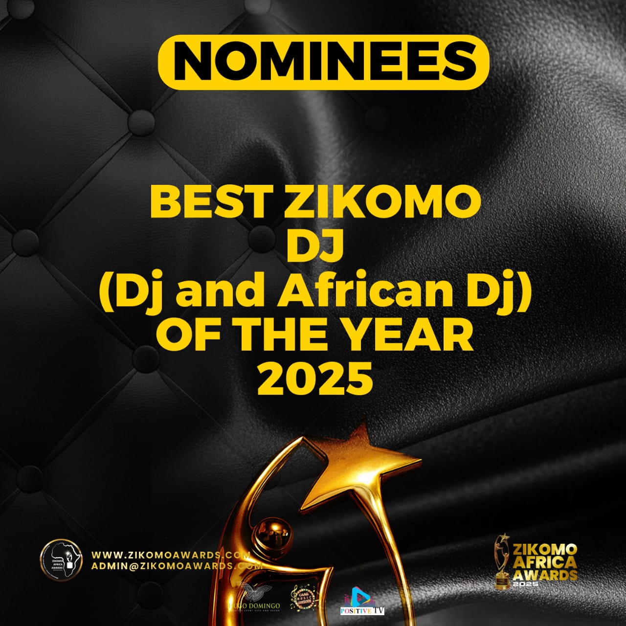 BEST ZIKOMO DJ OF THE YEAR 2025