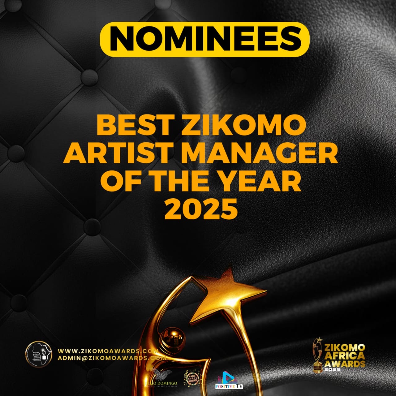 BEST ZIKOMO ARTIST MANAGER OF THE YEAR 2025