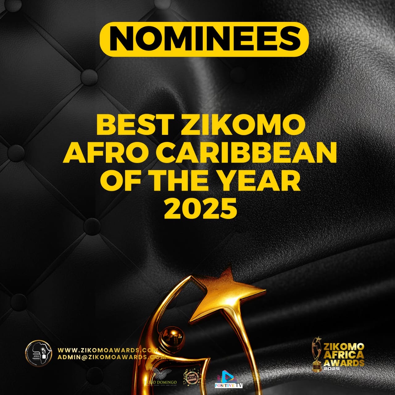 BEST ZIKOMO AFRO CARIBBEAN OF THE YEAR 2025