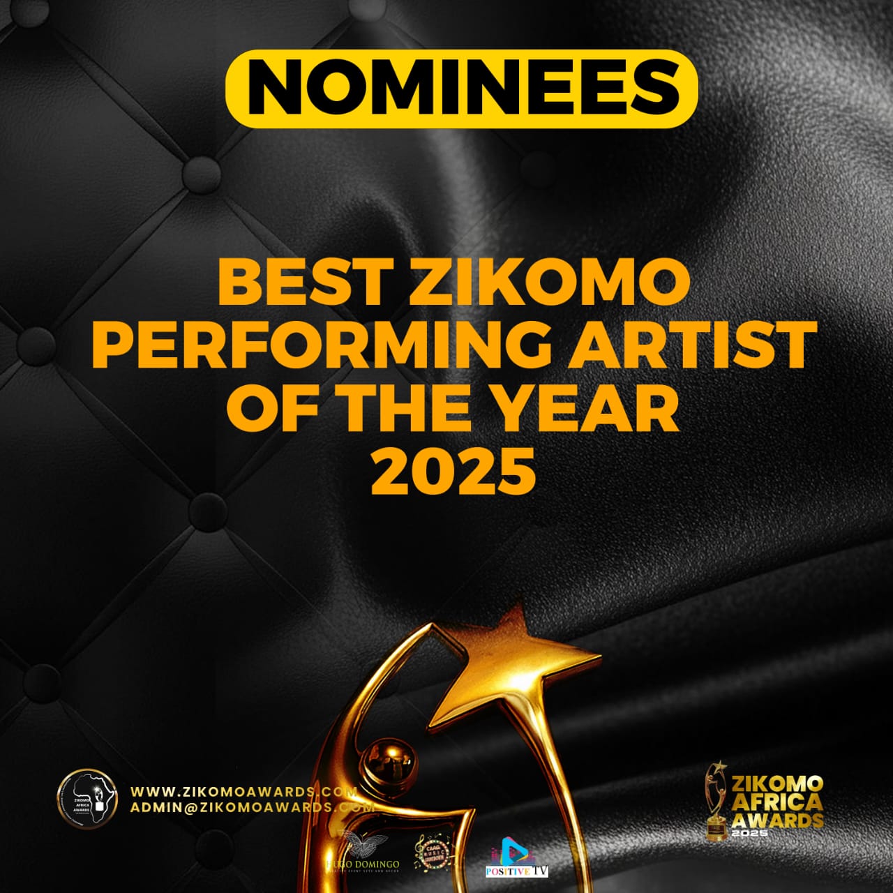 BEST ZIKOMO PERFORMING ARTIST OF THE YEAR 2025