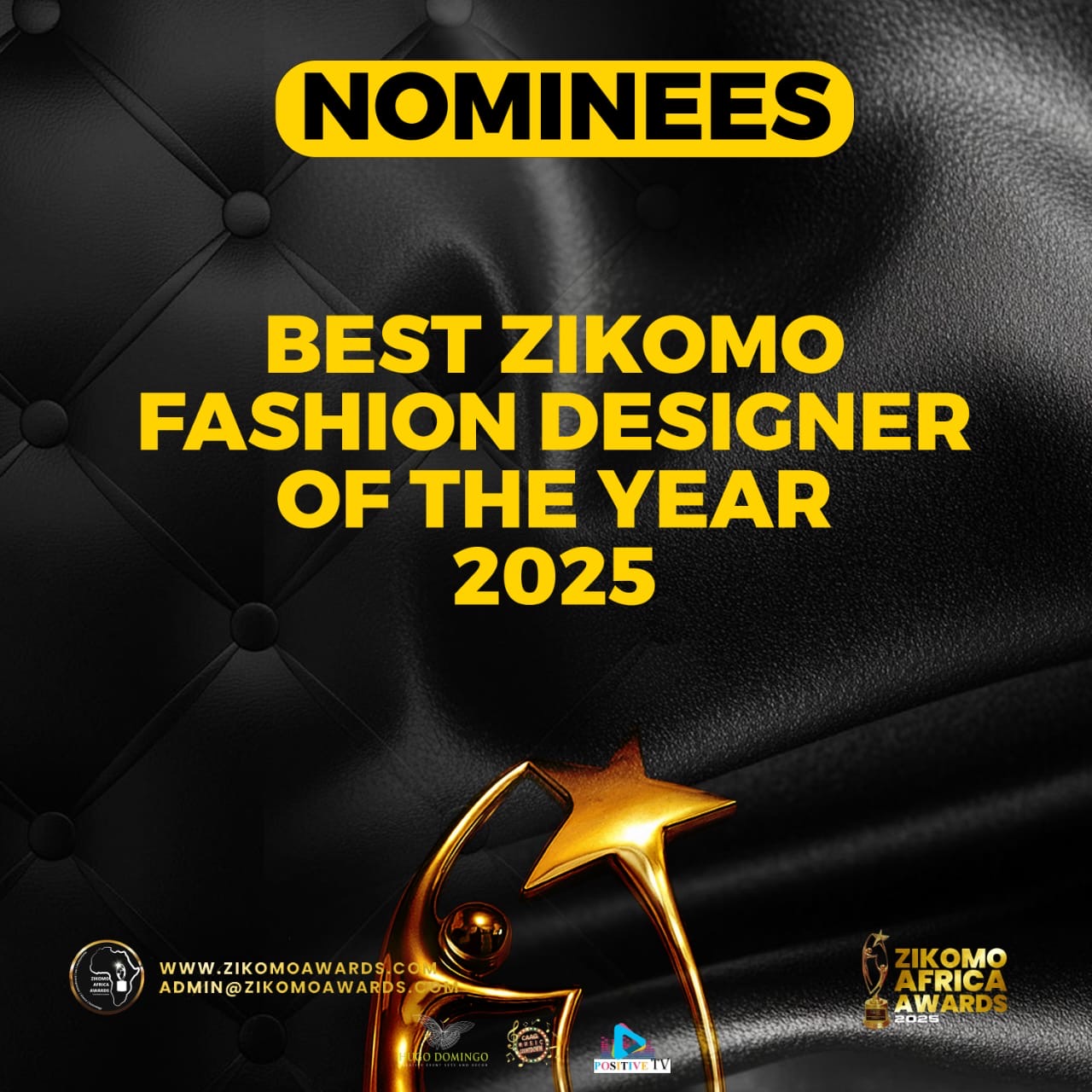 BEST ZIKOMO FASHION DESIGNER OF THE YEAR 2025