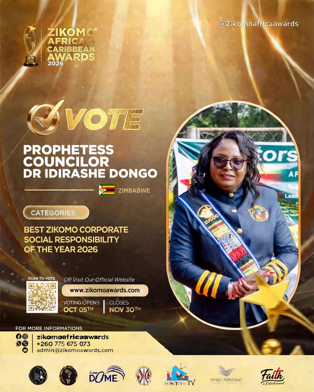 Prophetess Councilor Dr. Idirashe Dongo-Zimbabwe