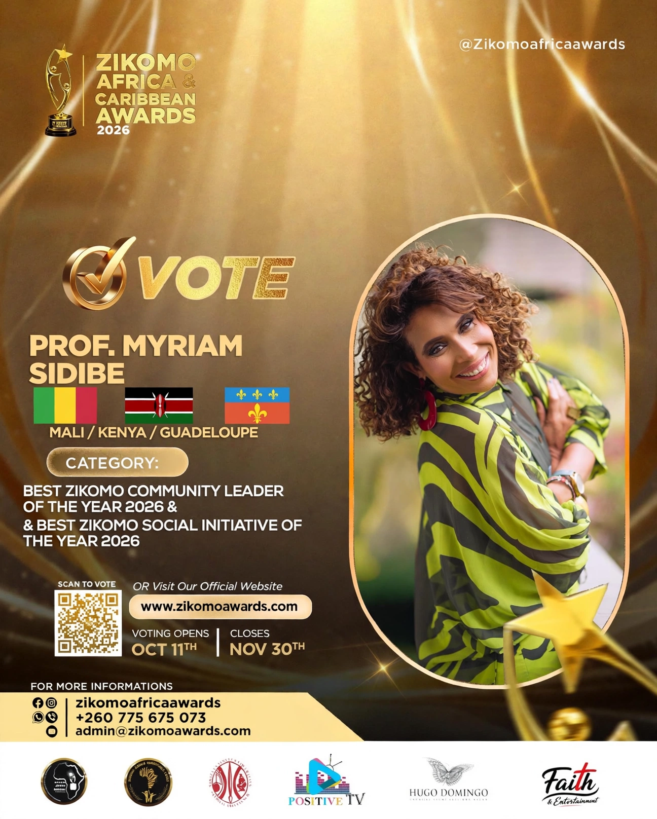 Prof. Myriam Sidibe -Mali / Kenya / Guadeloupe