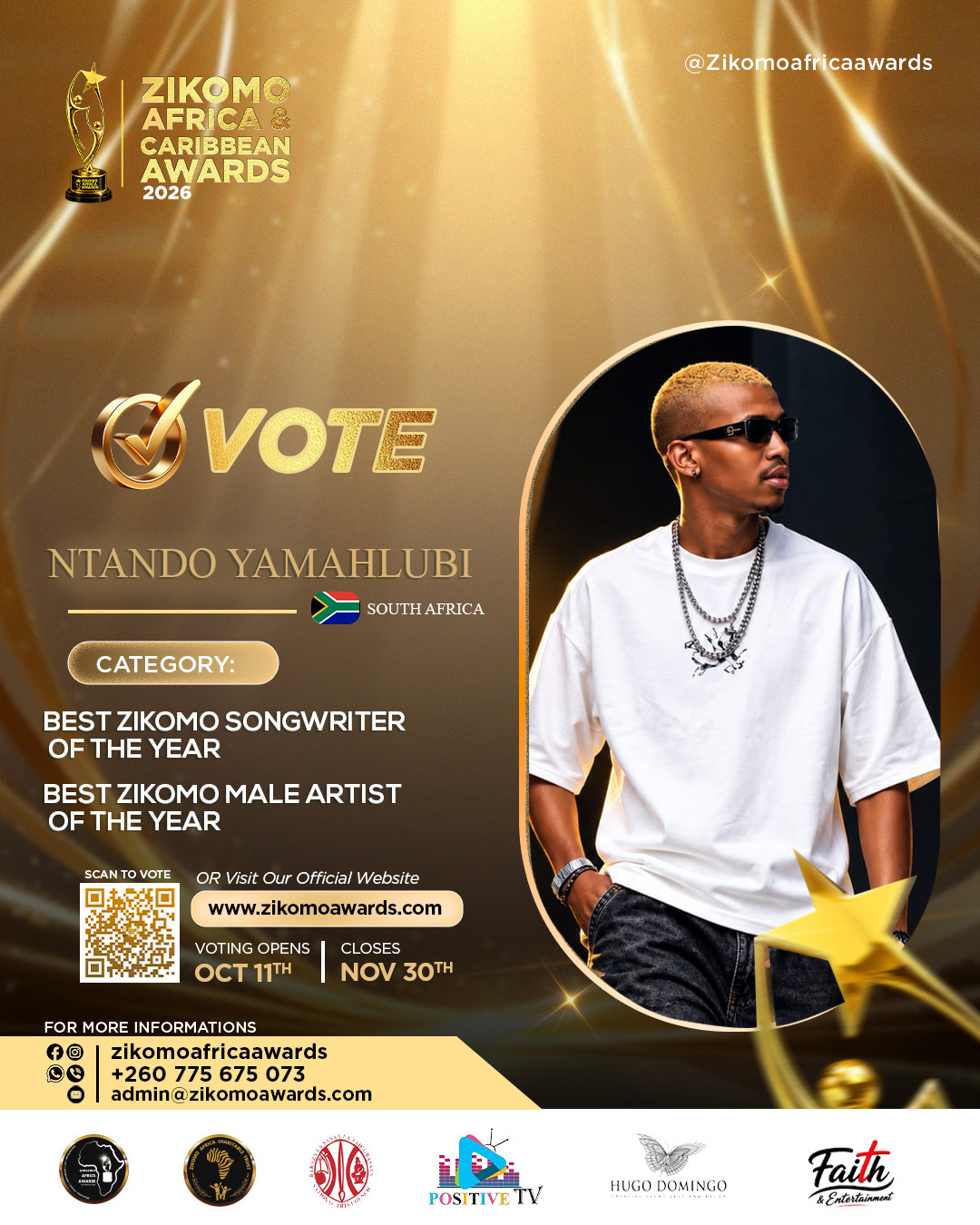 Ntando Yamahlubi -south africa